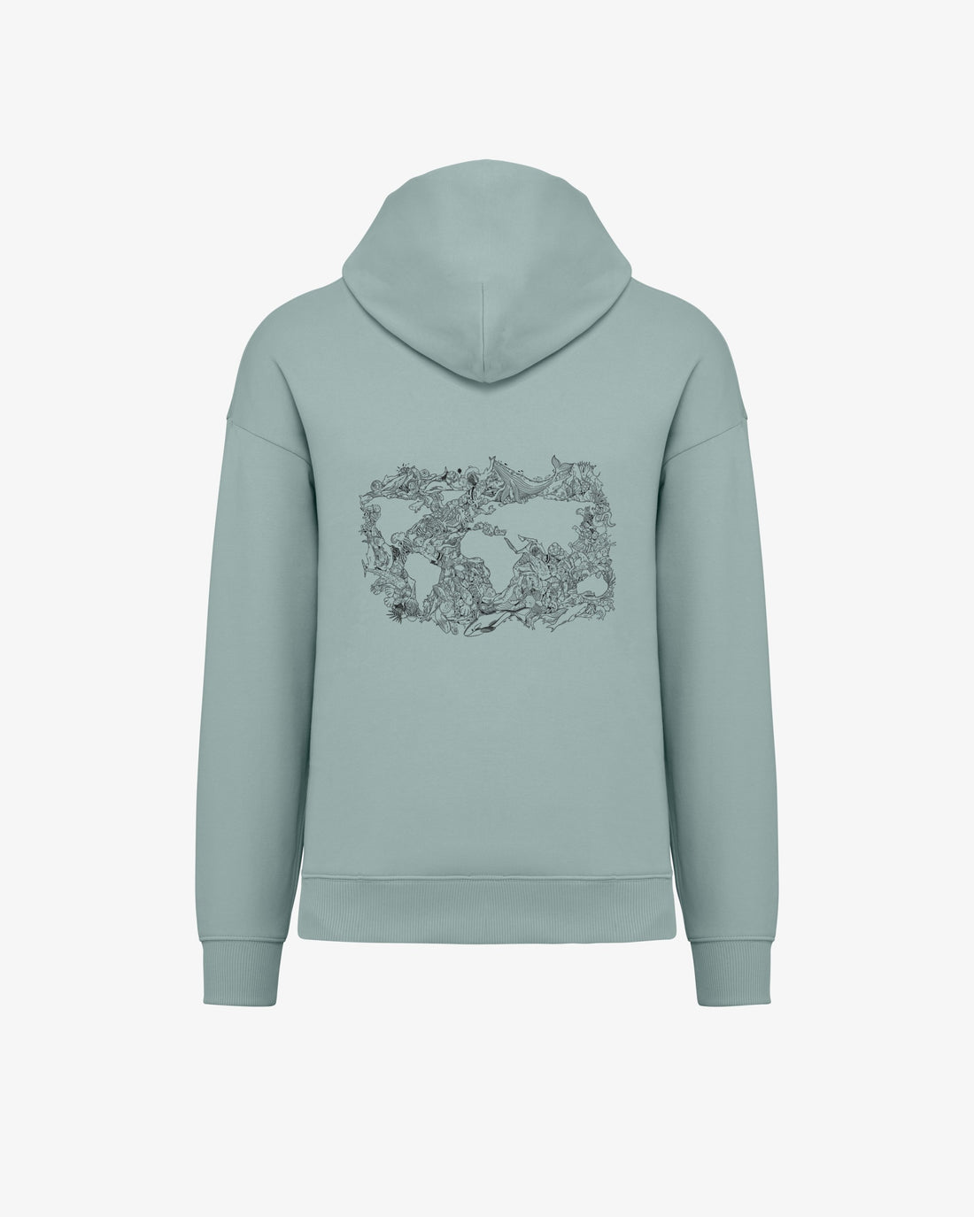 The Wild Atlas – Oceans - EcoHug Oversize Hoodie