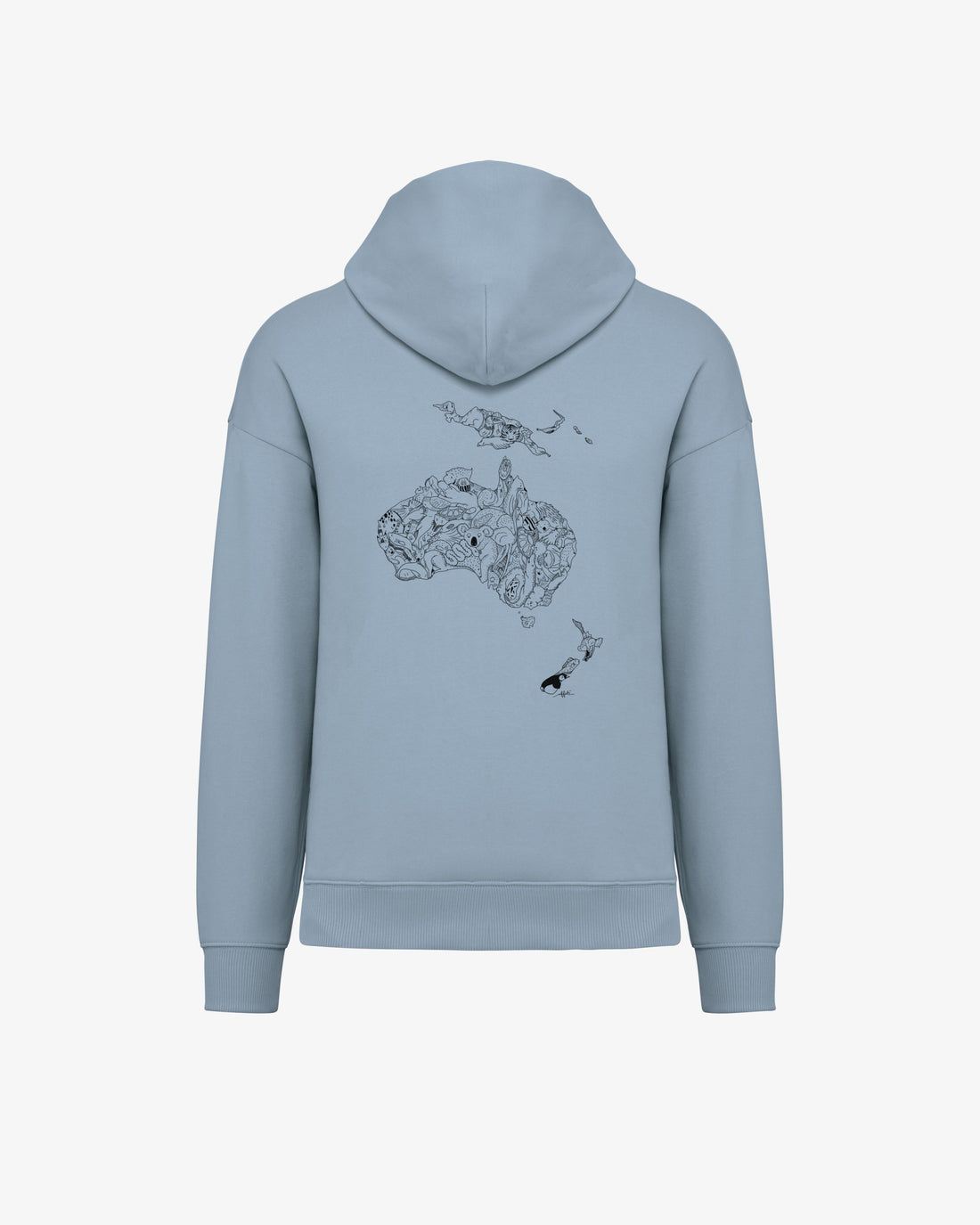 The Wild Atlas – Oceania - EcoHug Oversize Hoodie